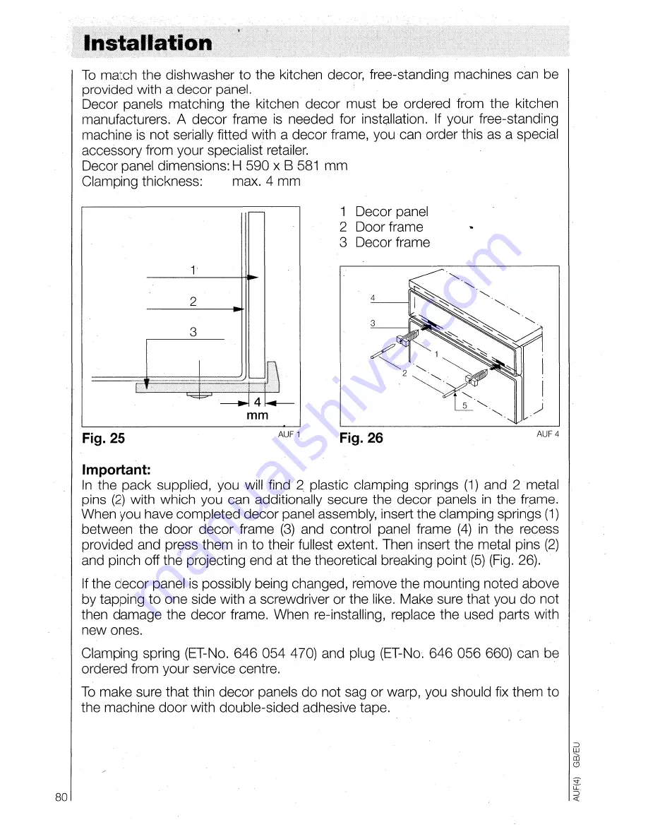 AEG Oko-Favorit 5050 Operating Instructions Manual Download Page 38