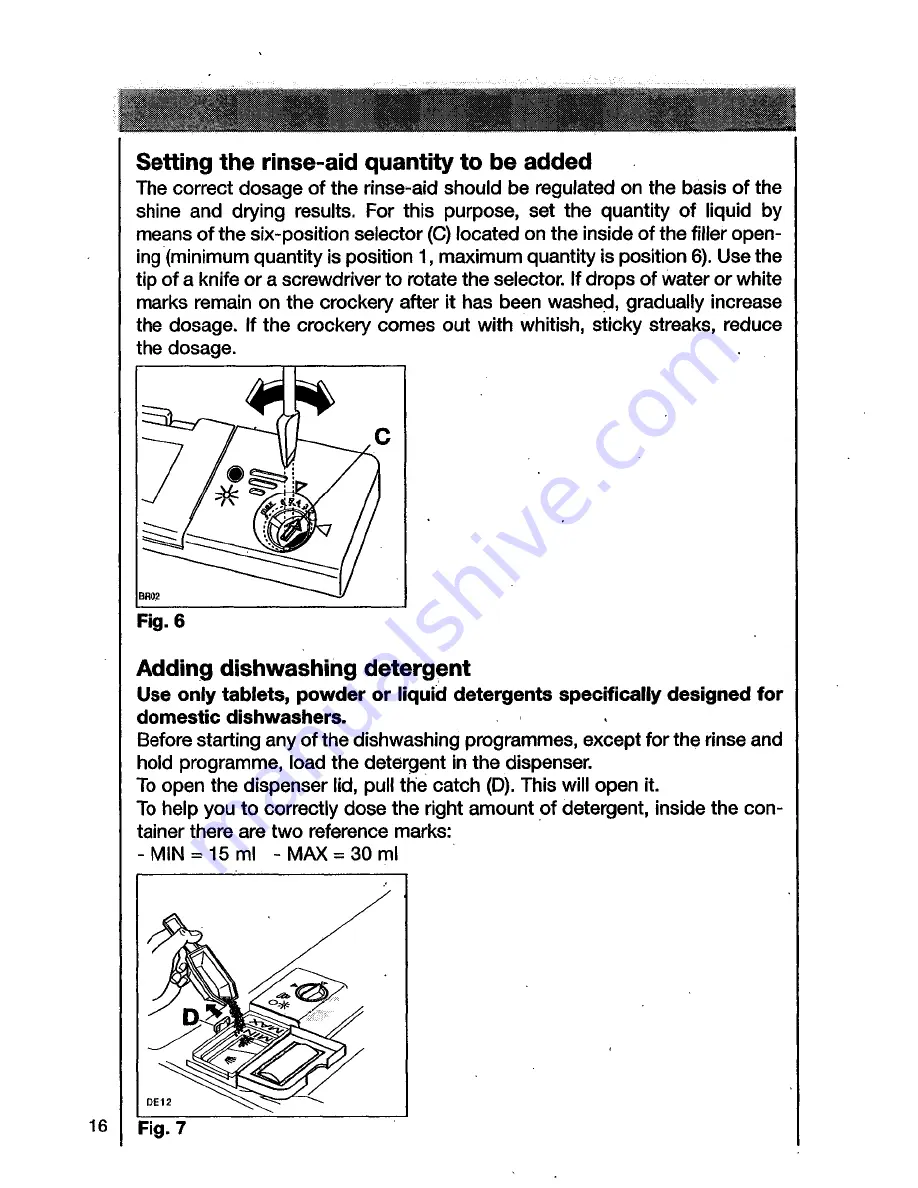 AEG OKO FAVORIT 5450 VI Operating Instructions Manual Download Page 16