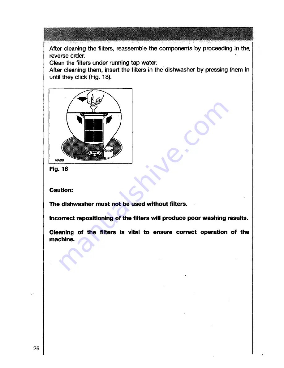 AEG OKO FAVORIT 5450 VI Operating Instructions Manual Download Page 26