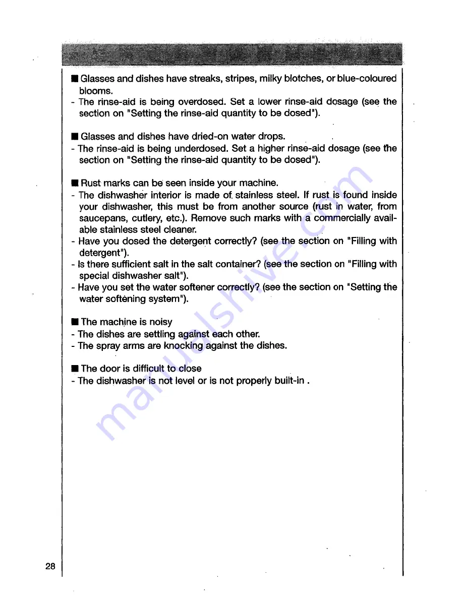 AEG OKO FAVORIT 5450 VI Operating Instructions Manual Download Page 28