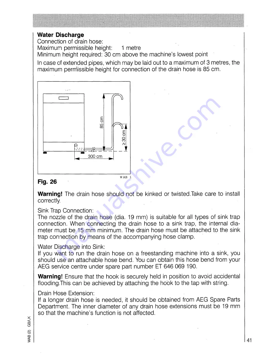 AEG OKO-Favorit 6040 Operating Instructions Manual Download Page 41