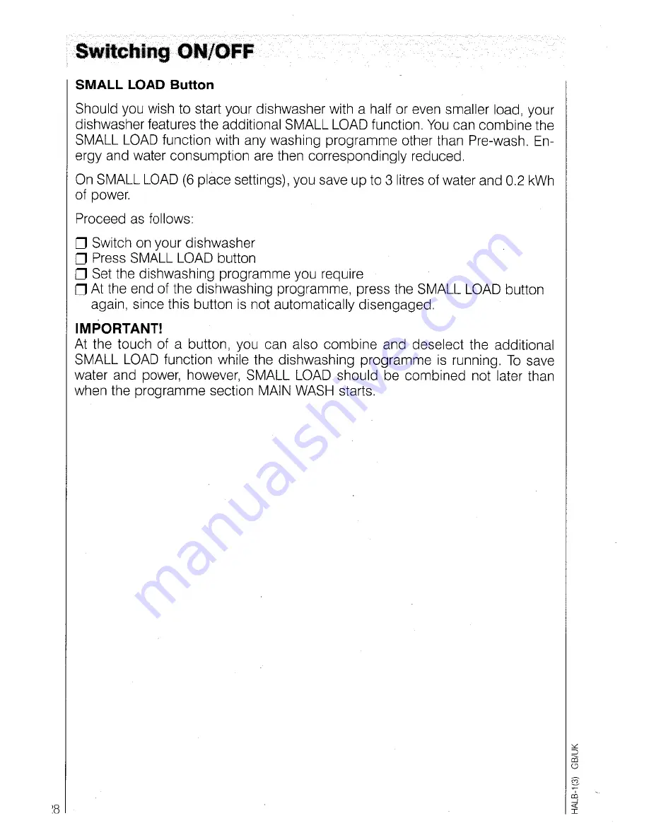 AEG OKO FAVORIT 6069 Operating Instructions Manual Download Page 28