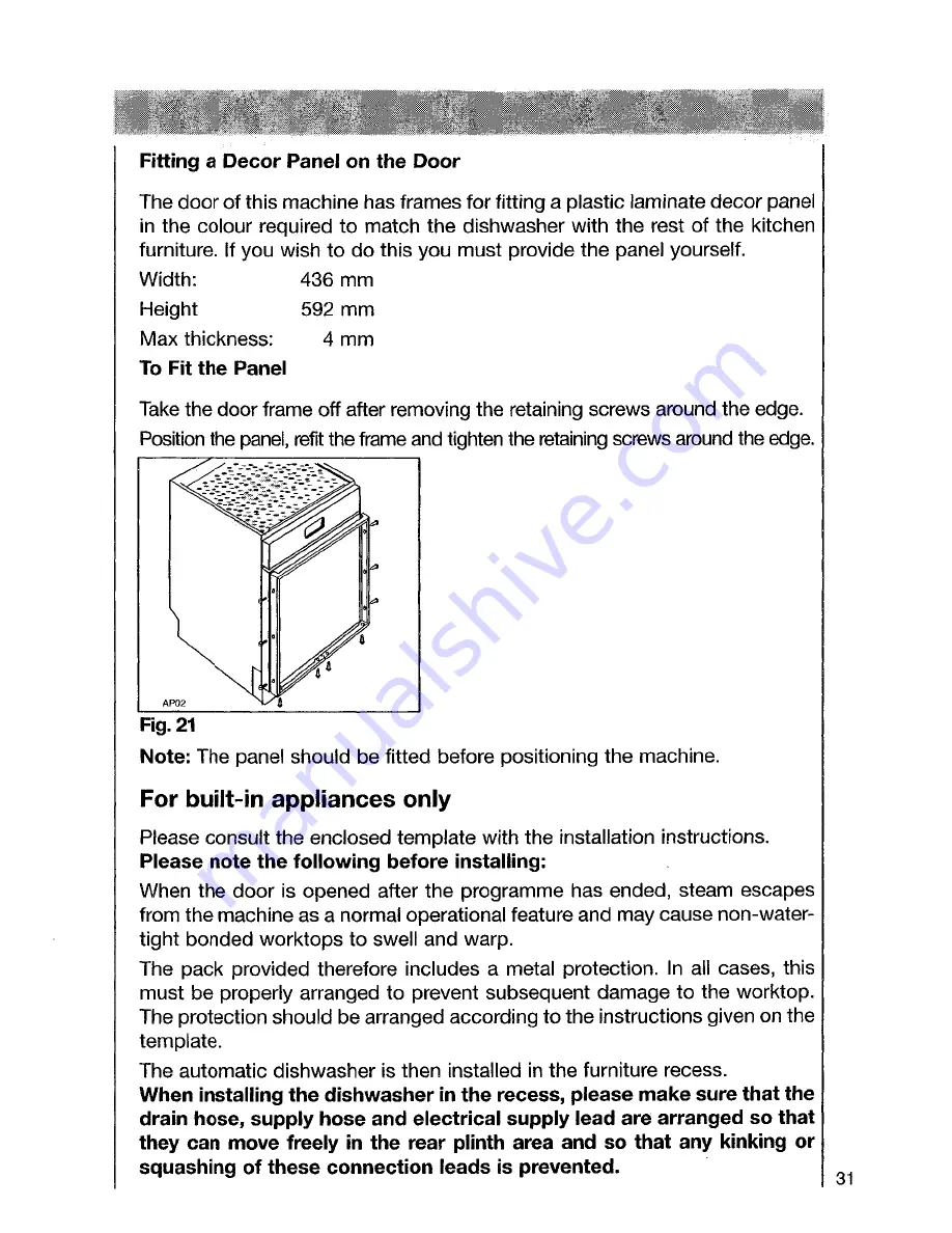 AEG Oko favorit 6470 Operating Instructions Manual Download Page 31