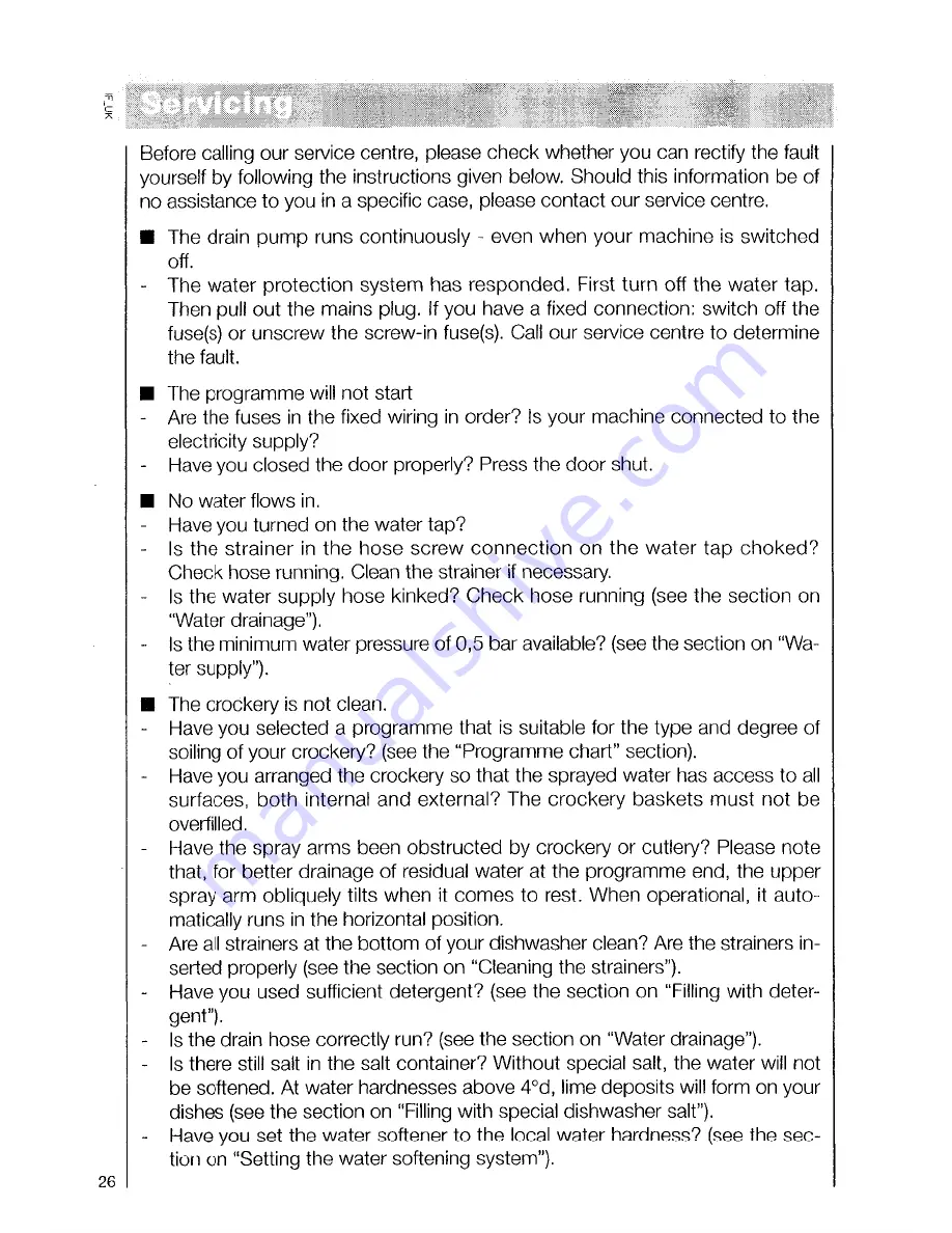 AEG OKO-Favorit 6470 Operating Instructions Manual Download Page 26