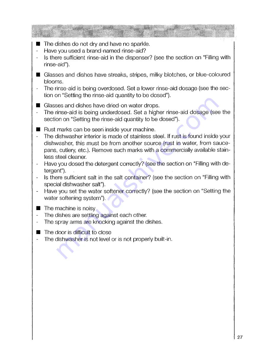 AEG OKO-Favorit 6470 Operating Instructions Manual Download Page 27