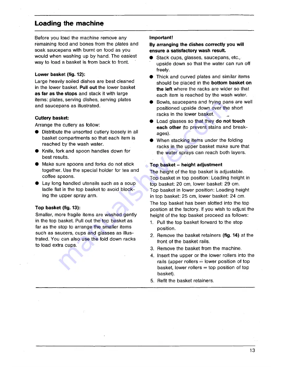 AEG OKO FAVORIT 677 Operating Instructions Manual Download Page 13