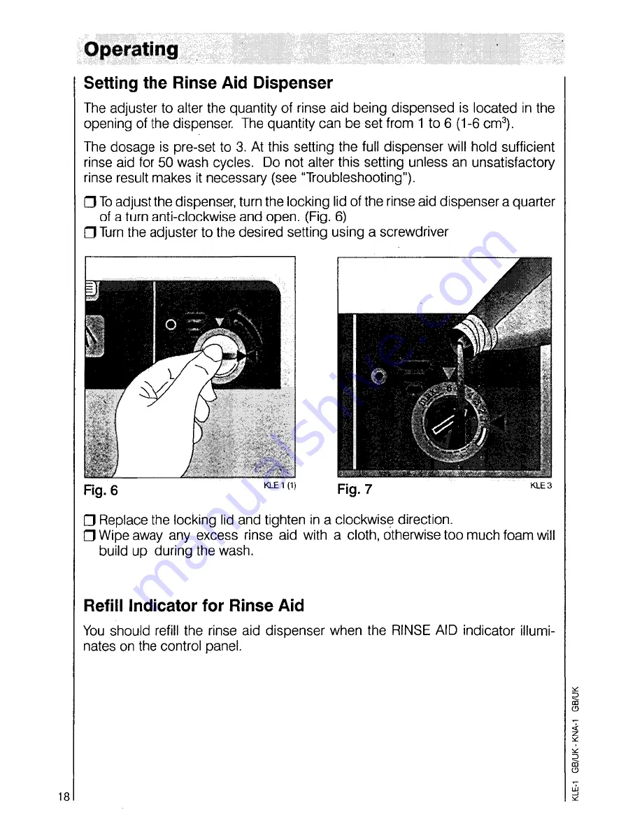 AEG OKO Favorit 7080 Operating Instructions Manual Download Page 18