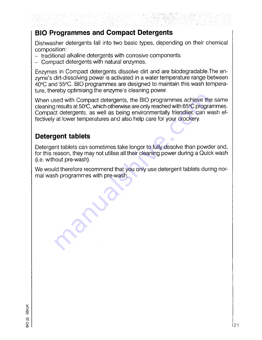 AEG OKO Favorit 7080 Operating Instructions Manual Download Page 21