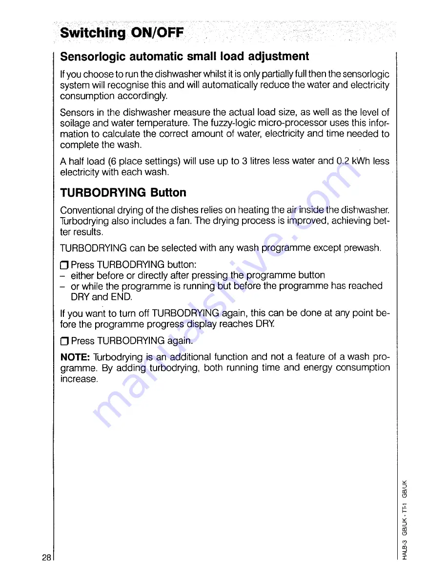 AEG OKO Favorit 7080 Operating Instructions Manual Download Page 28