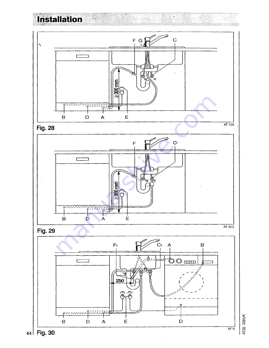 AEG OKO Favorit 7080 Operating Instructions Manual Download Page 44