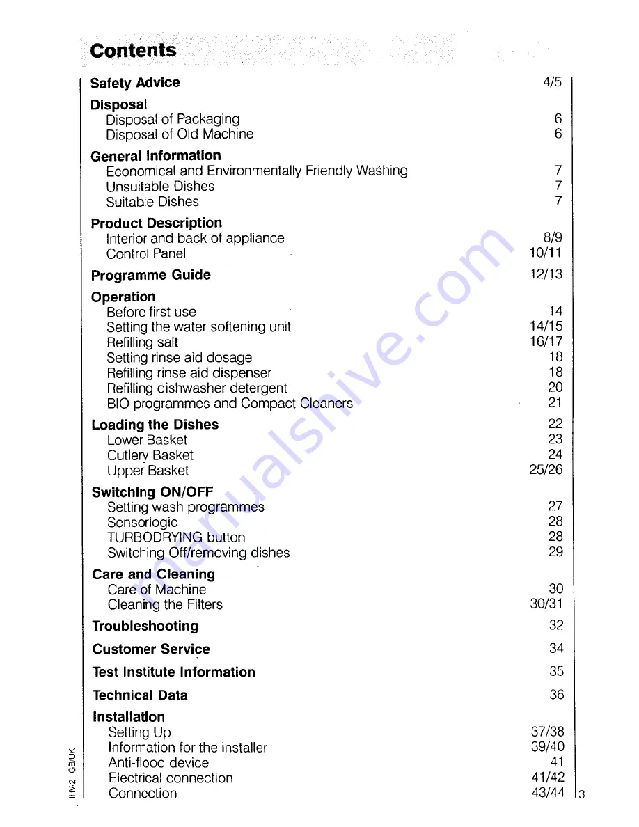 AEG OKO-Favorit 7080 Operating Instructions Manual Download Page 3