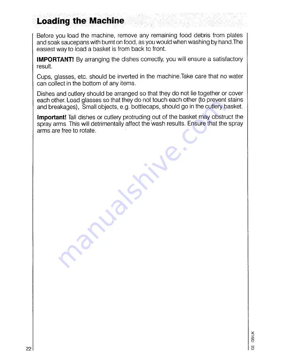 AEG OKO-Favorit 7080 Operating Instructions Manual Download Page 22