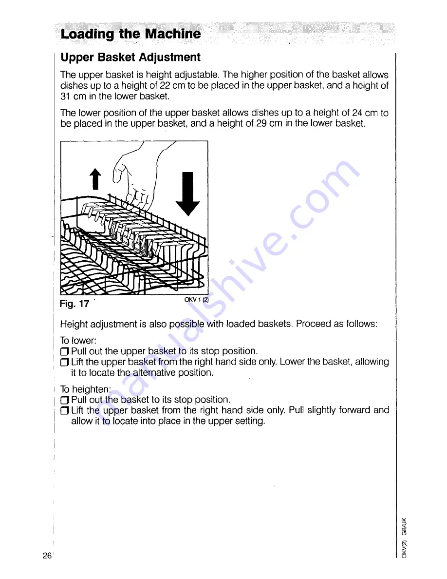 AEG OKO-Favorit 7080 Operating Instructions Manual Download Page 26