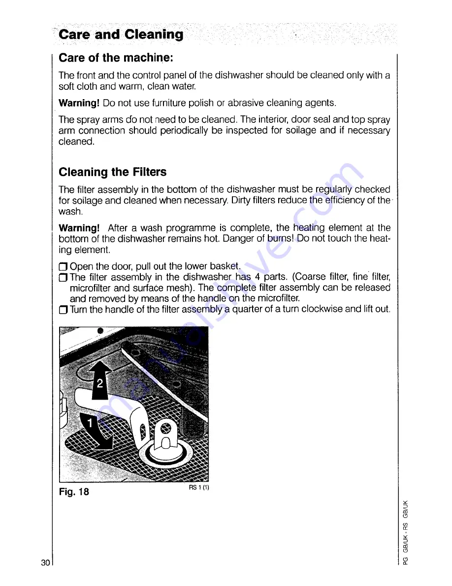 AEG OKO-Favorit 7080 Operating Instructions Manual Download Page 30