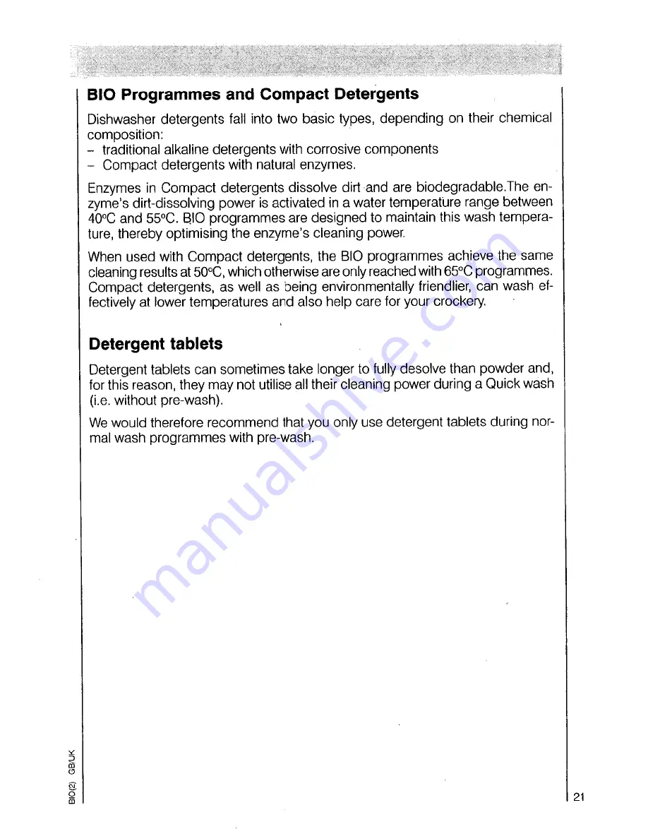 AEG oko favorit 8080 Operating Instructions Manual Download Page 21