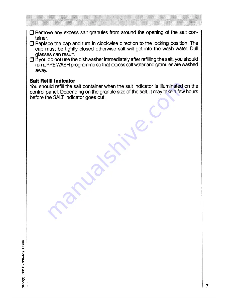 AEG OKO-Favorit 8081 E Operating Instructions Manual Download Page 17