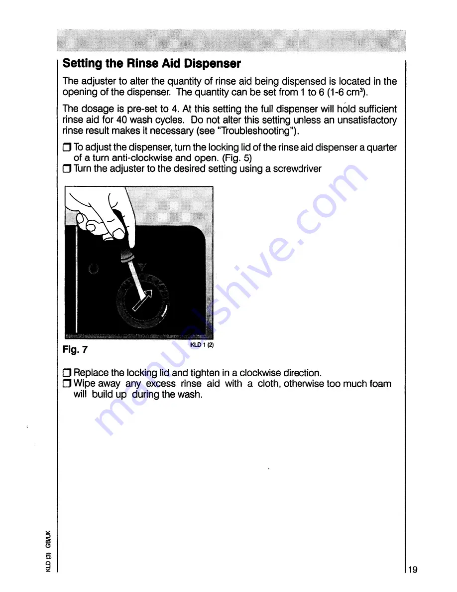 AEG oko favorit 8081 Operating Instructions Manual Download Page 19