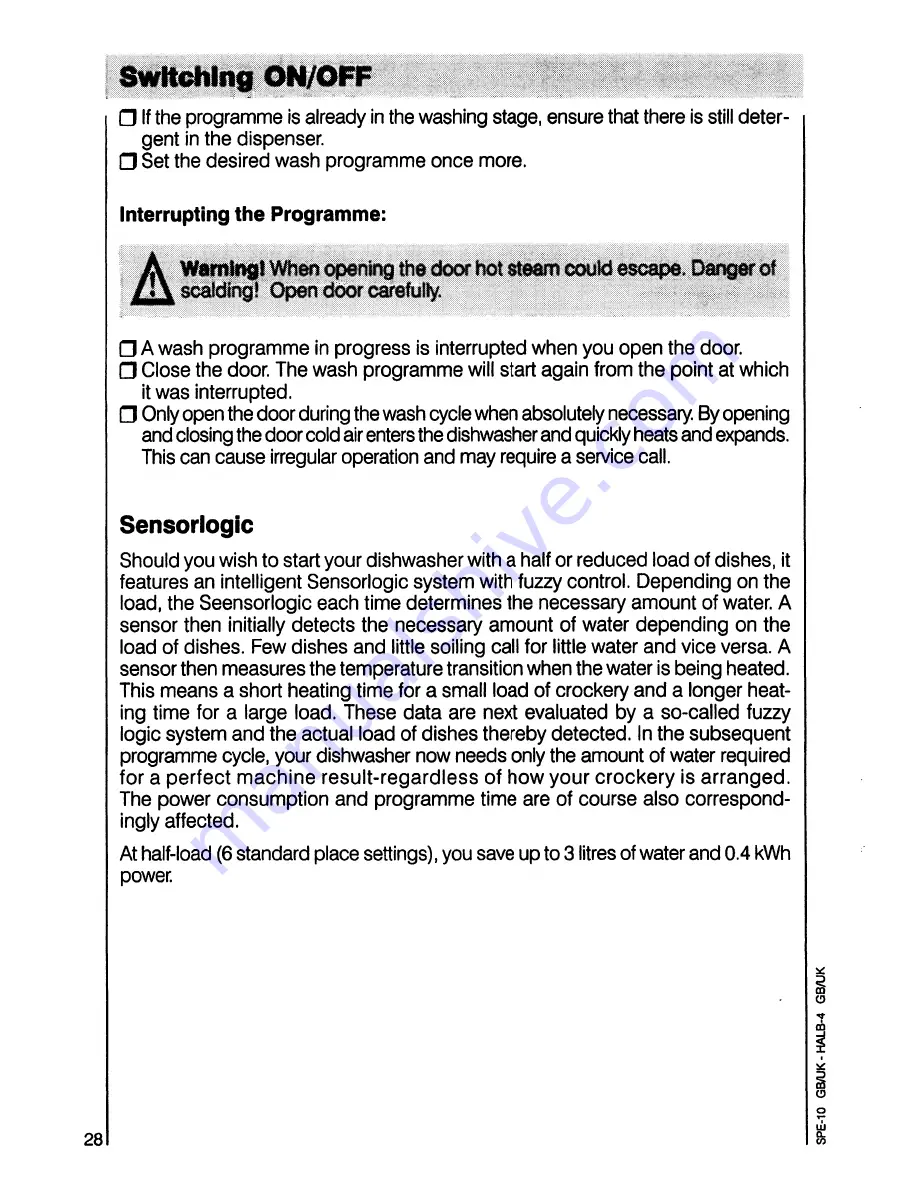 AEG oko favorit 8081 Operating Instructions Manual Download Page 28