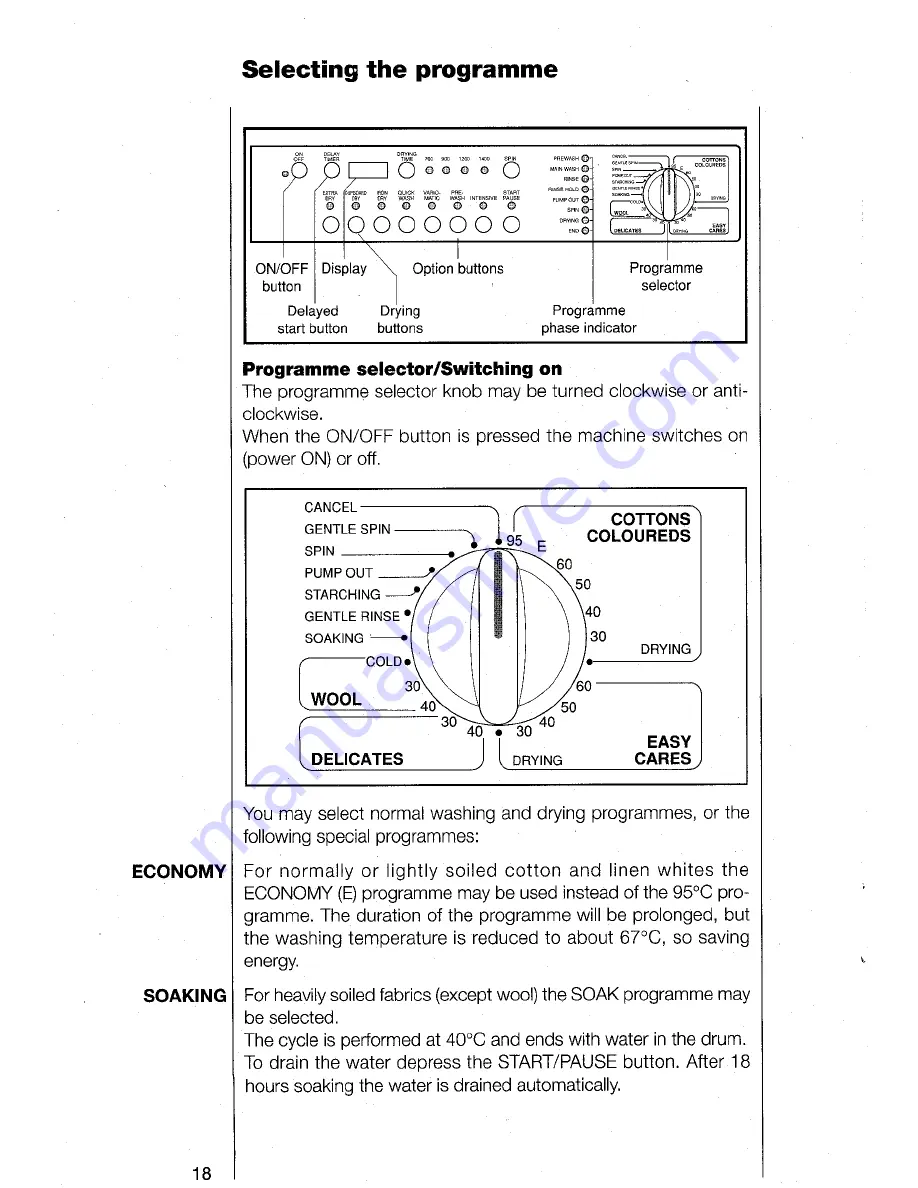 AEG OKO-Lavamat 1480 User Instructions Download Page 18