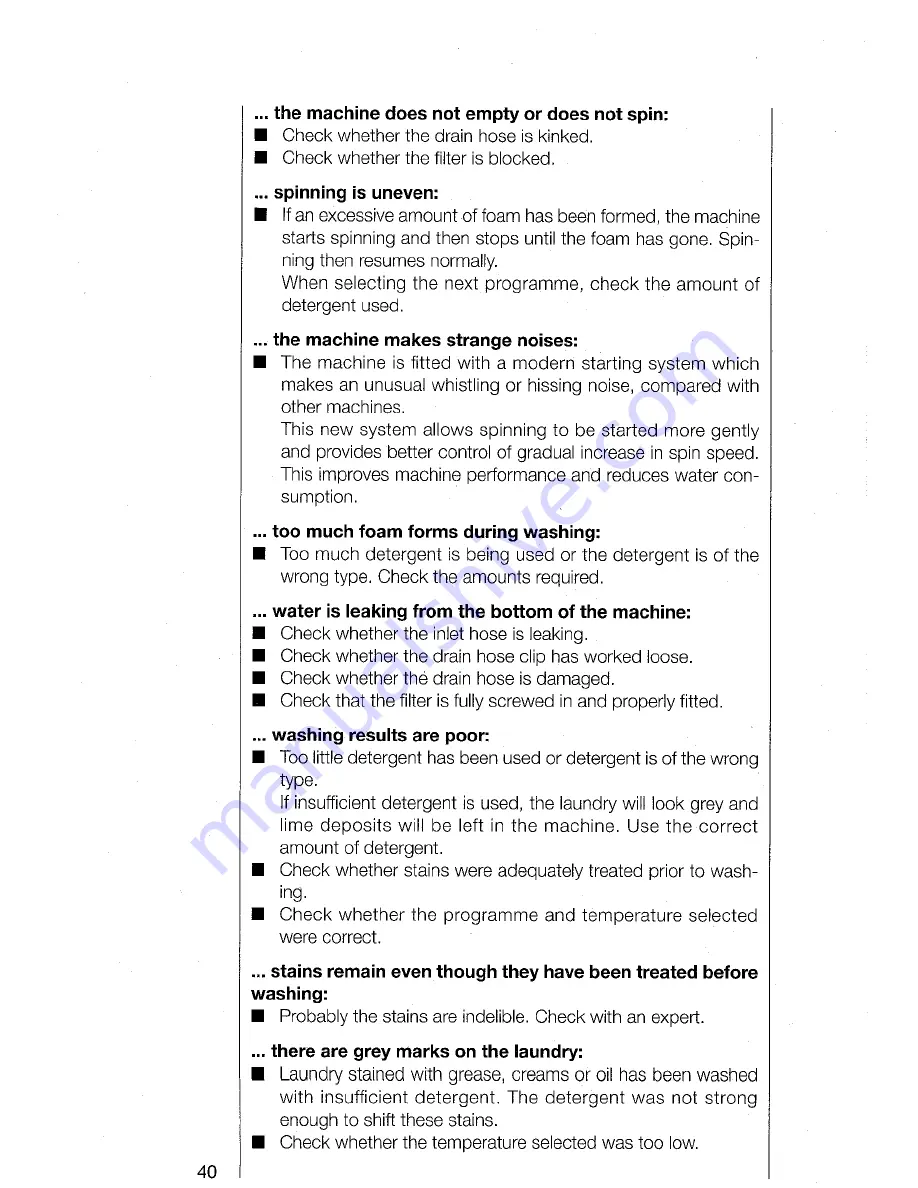 AEG OKO-Lavamat 1480 User Instructions Download Page 40