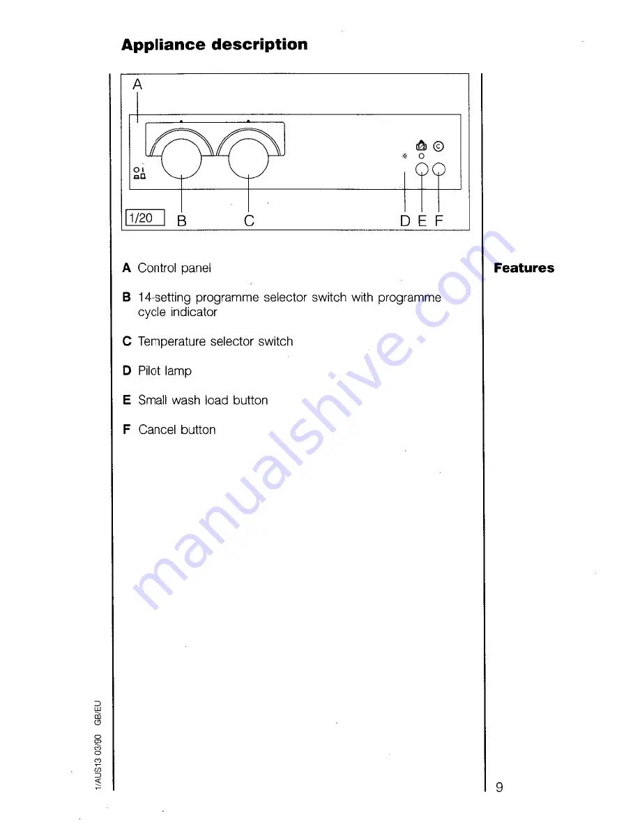 AEG OKO LAVAMAT 538 Operating Instructions Manual Download Page 9