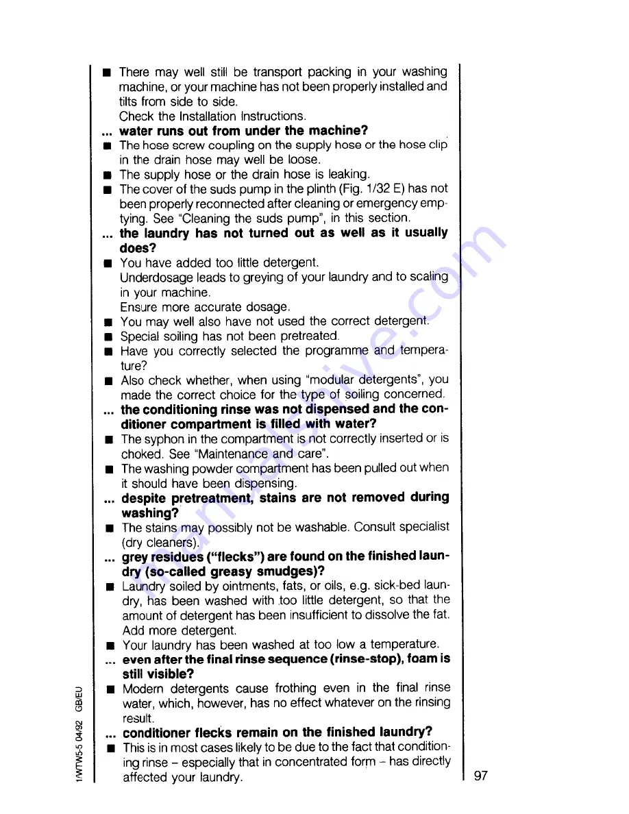 AEG OKO-Lavamat 605 Electronic Operating Instructions Manual Download Page 27