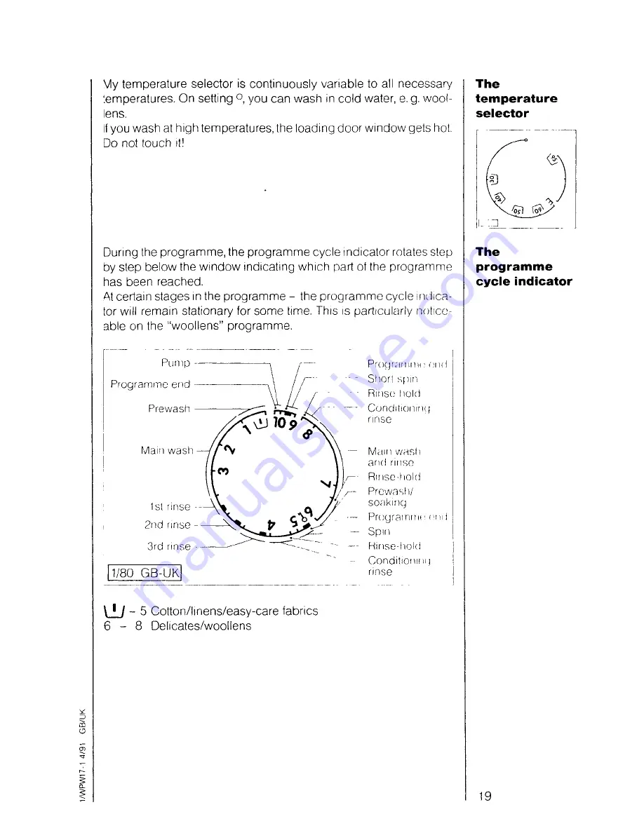 AEG Oko-Lavamat 610 electronic Operating Instructions Manual Download Page 19