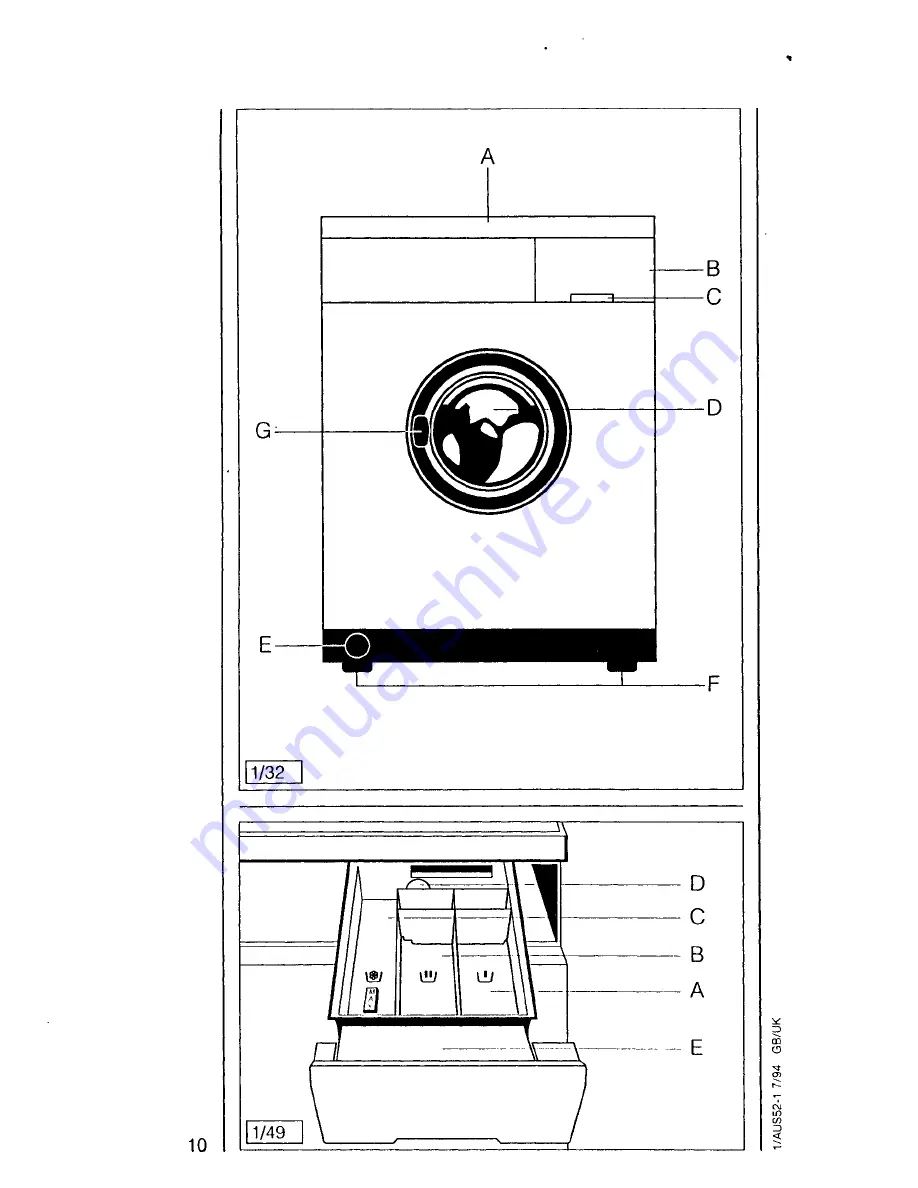 AEG Oko-Lavamat 6100 digitronic Operating Instructions Manual Download Page 10