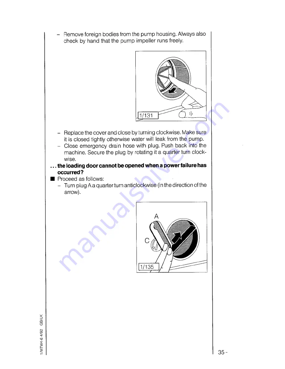 AEG OKO Lavamat 675 sensotronic Operating Instructions Manual Download Page 35