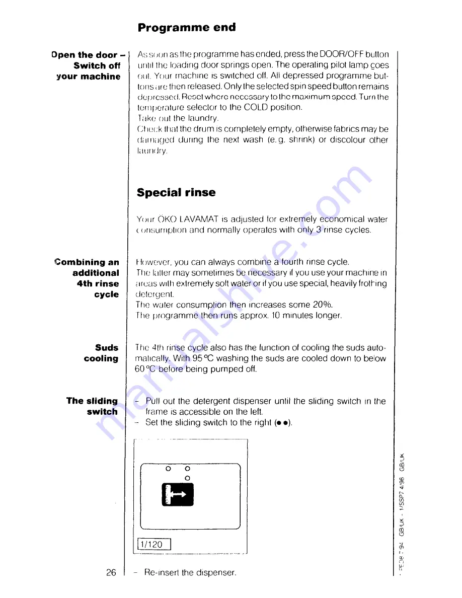 AEG OKO_LAVAMAT 6205 Operating Instructions Manual Download Page 26