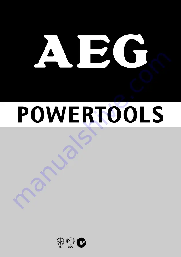 AEG POWERTOOLS WS 21-180 Original Instructions Manual Download Page 64