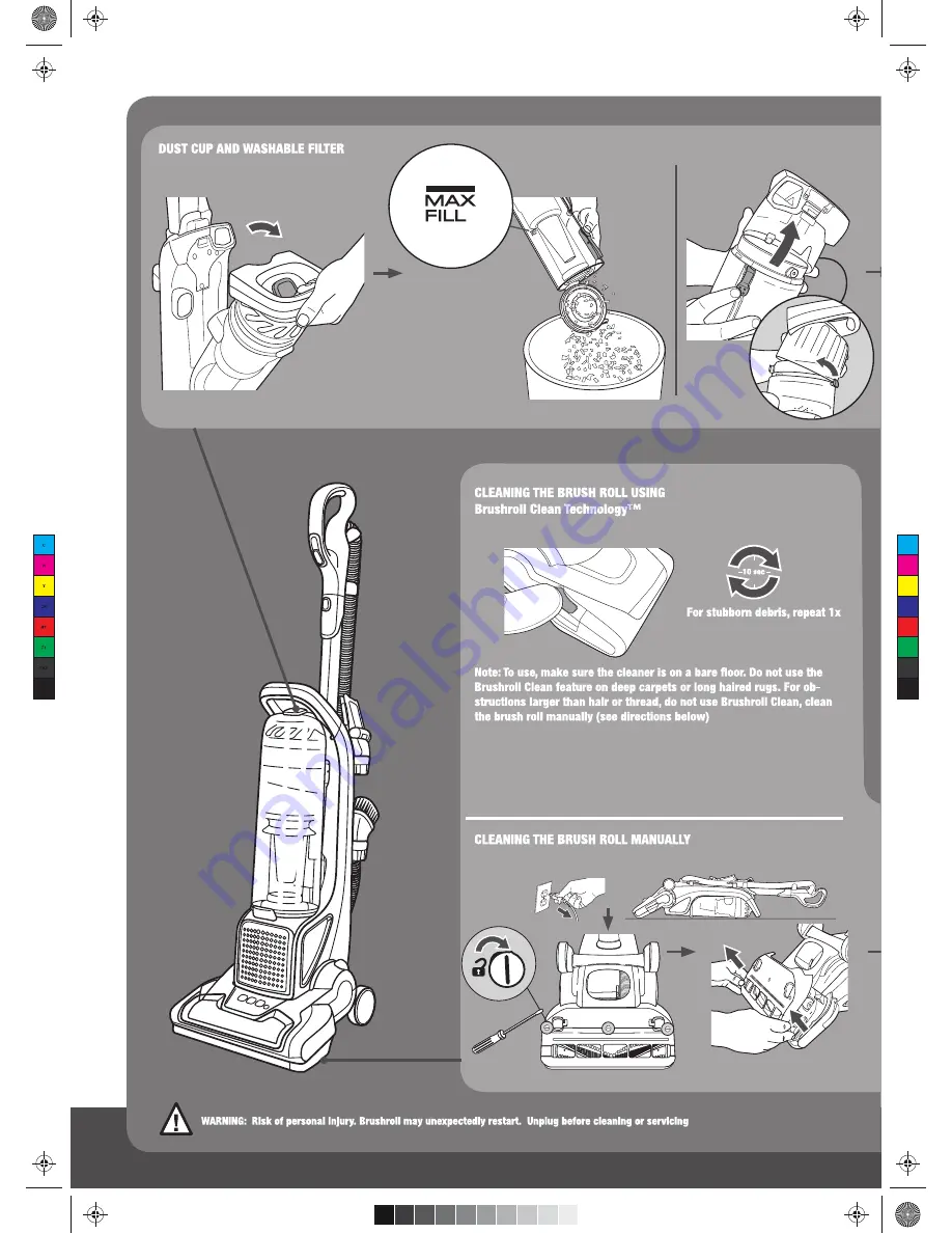 AEG Precision Brushroll Clean Скачать руководство пользователя страница 8