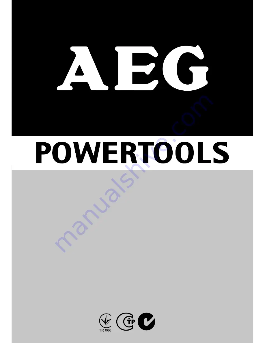 AEG PS?254?L Original Instructions Manual Download Page 104