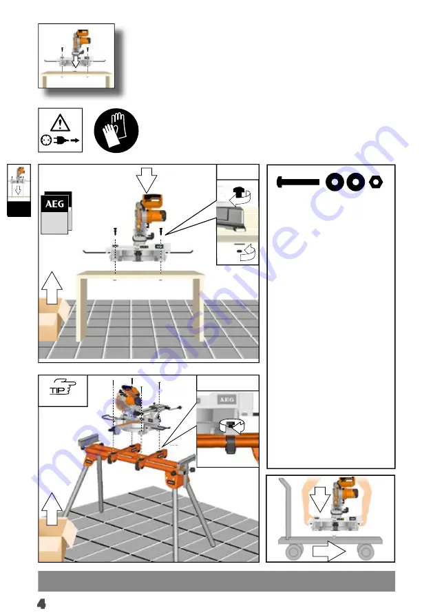 AEG PS216L3 Original Instructions Manual Download Page 8