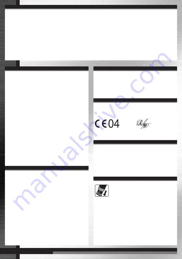 AEG SE 2.4 Instructions For Use Manual Download Page 21