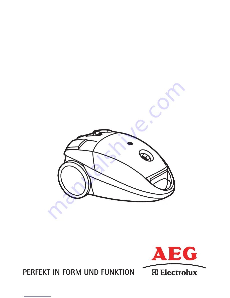 AEG smart 460 Operating Instructions Manual Download Page 1