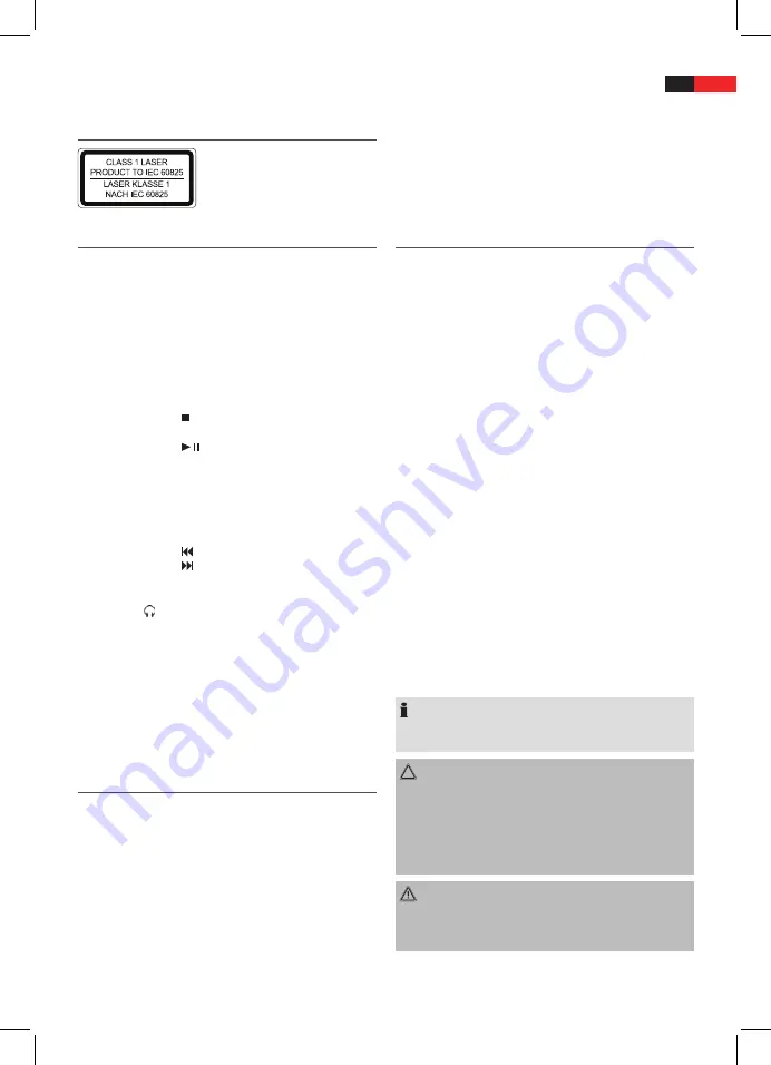 AEG SR 4336 CD/MP3 Instruction Manual Download Page 57