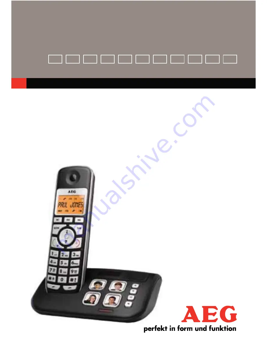 AEG Voxtel S120 Quick Start Manual Download Page 1