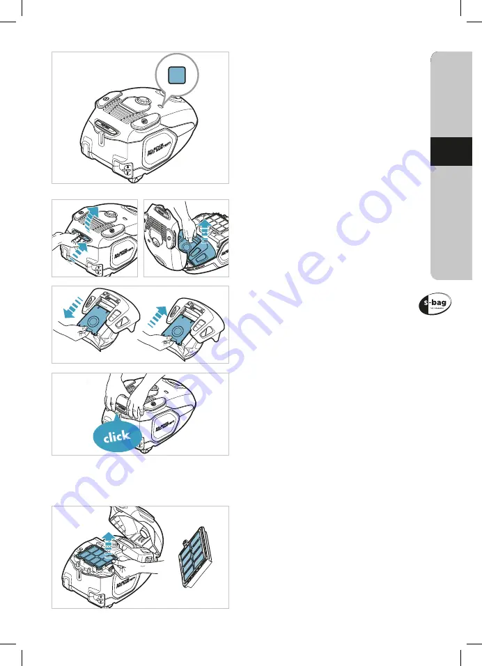 AEG VX7 X POWER Instruction Book Download Page 33