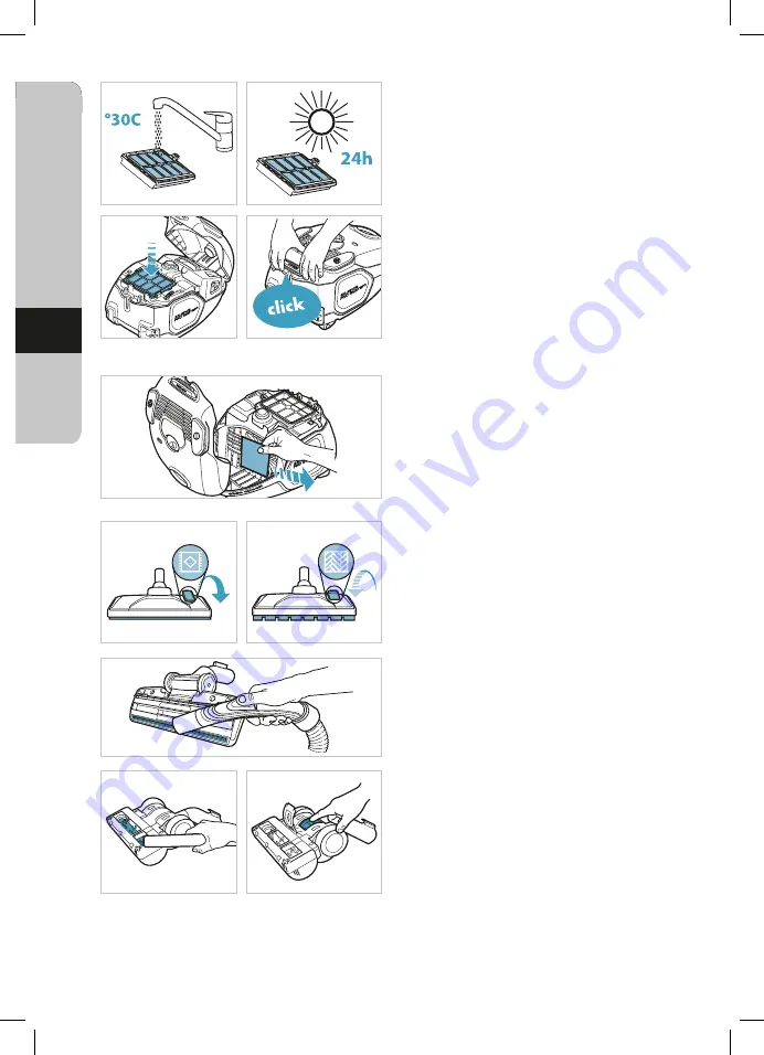 AEG VX7 X POWER Instruction Book Download Page 50