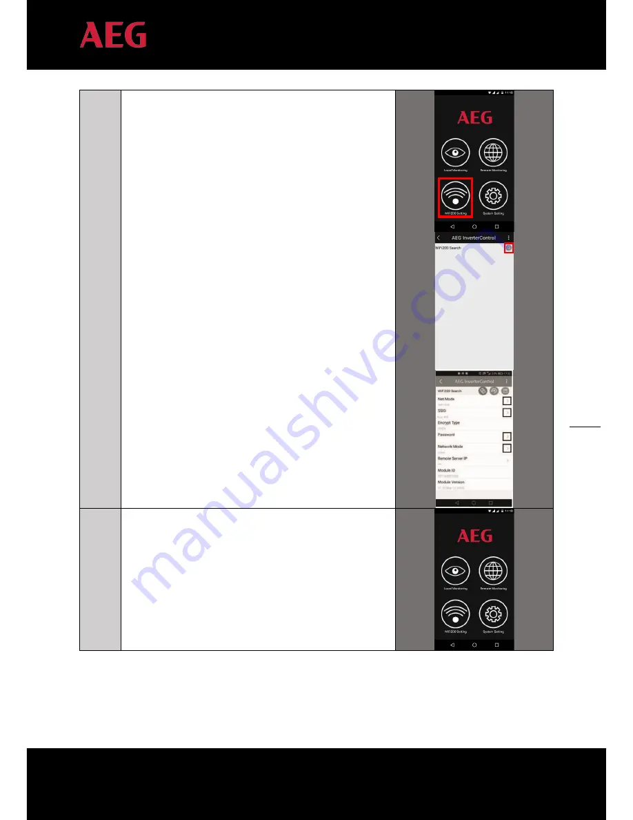 AEG WIFI200 Installation Manual Download Page 18