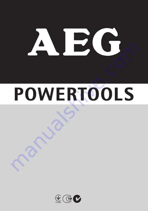 AEG WS 6-100 Original Instructions Manual Download Page 67