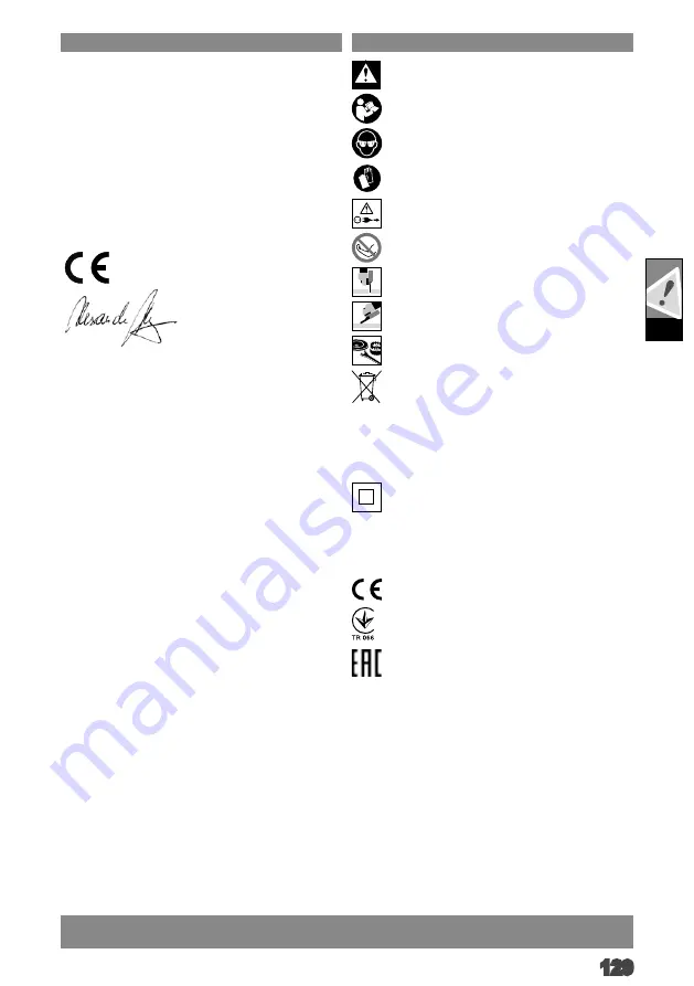 AEG WS 7-115 S Original Instructions Manual Download Page 131