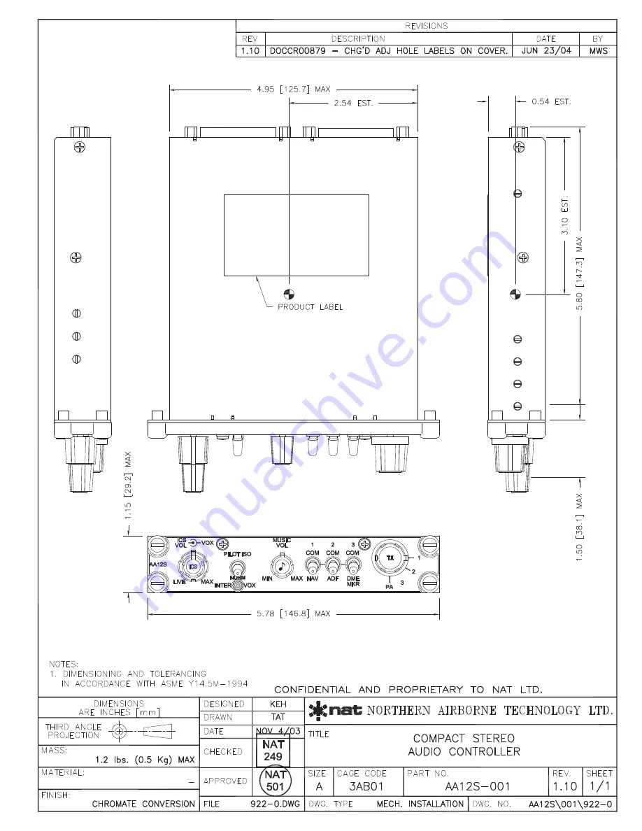 AEM AA12S Series Installation And Operation Manual Download Page 18