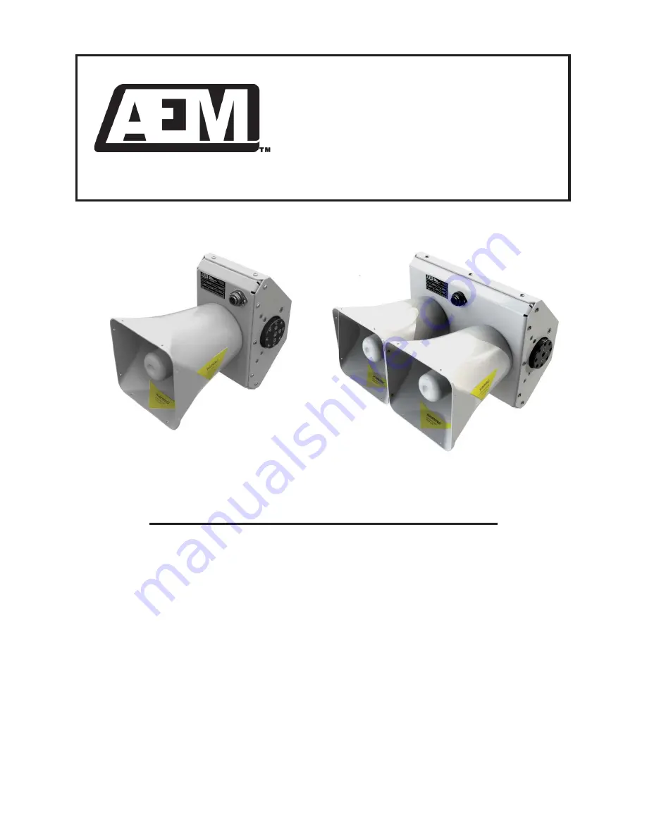 AEM LS Series Installation And Operation Manua Download Page 1