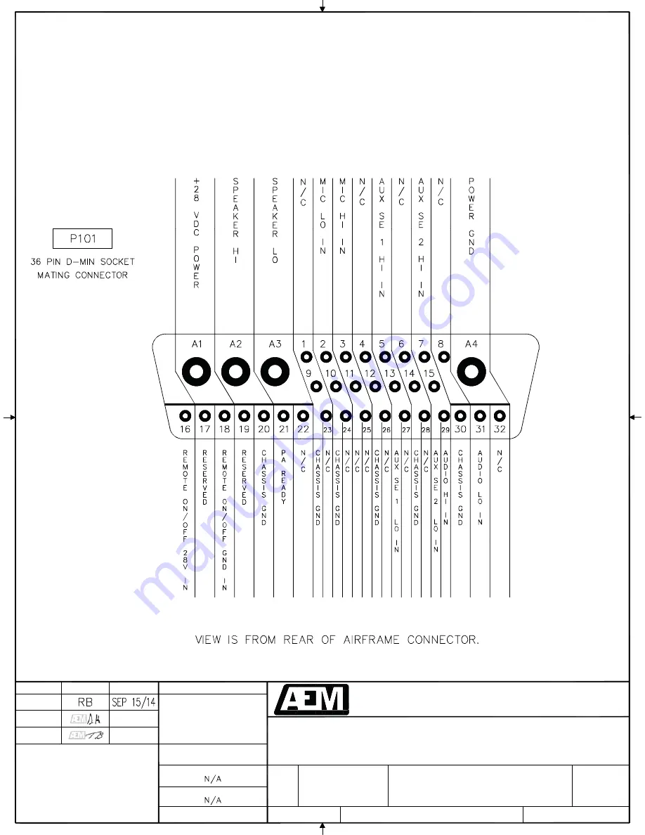 AEM LSA400-001 Installation And Operation Manual Download Page 20