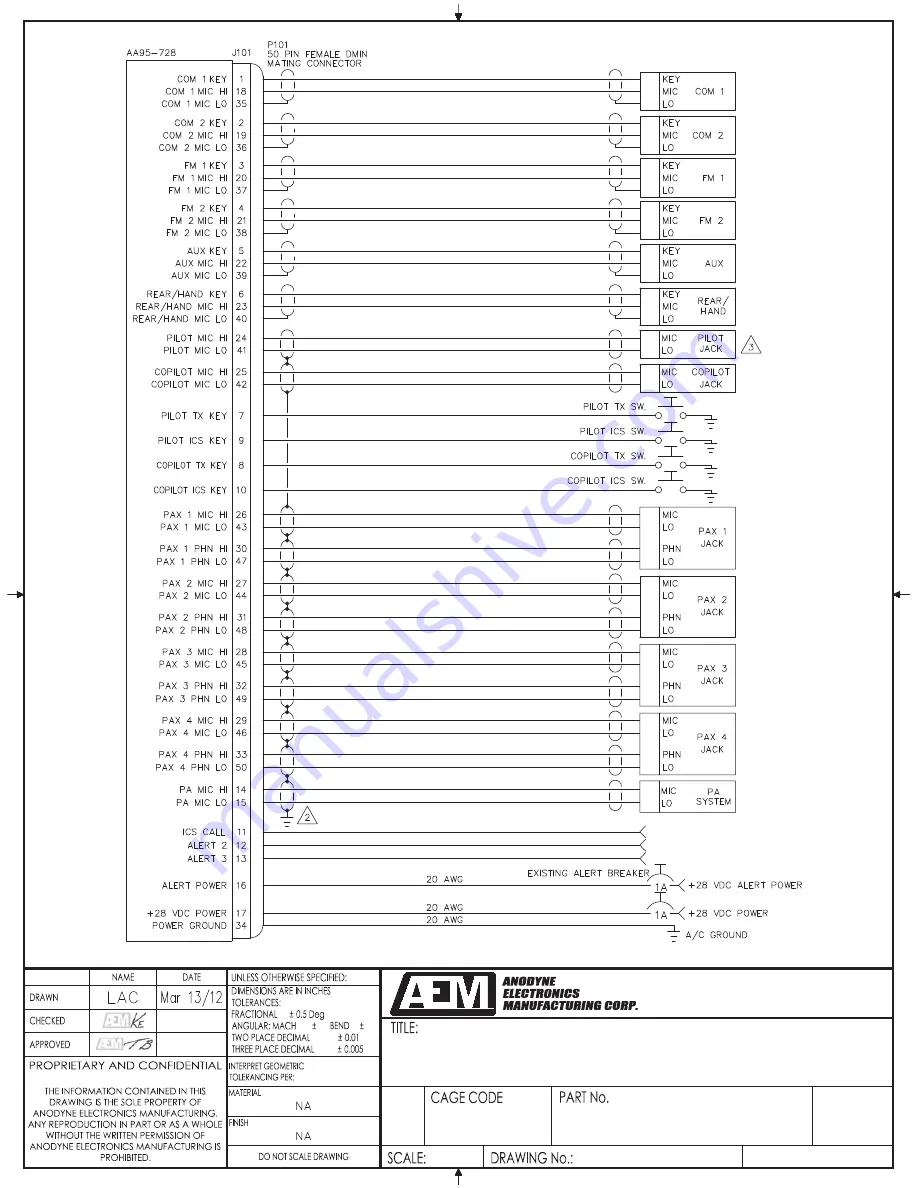 AEM SM56 AA9 series Installation And Operation Manual Download Page 20