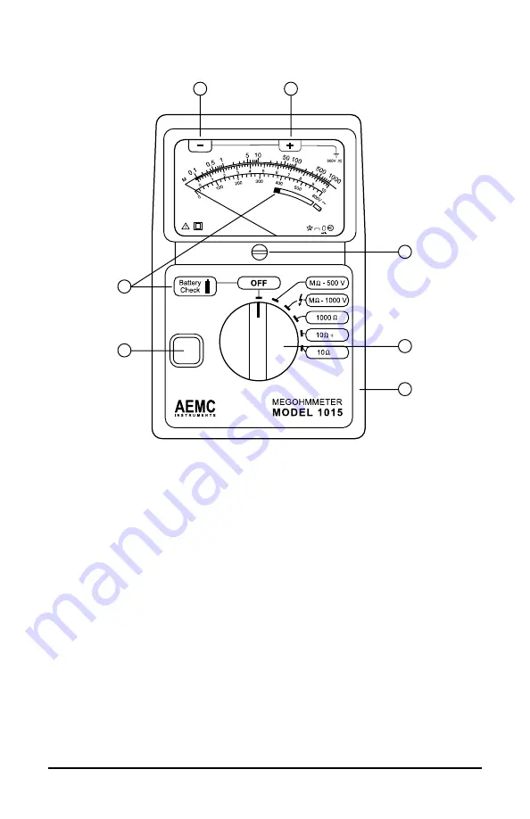 AEMC instruments 1015 User Manual Download Page 9