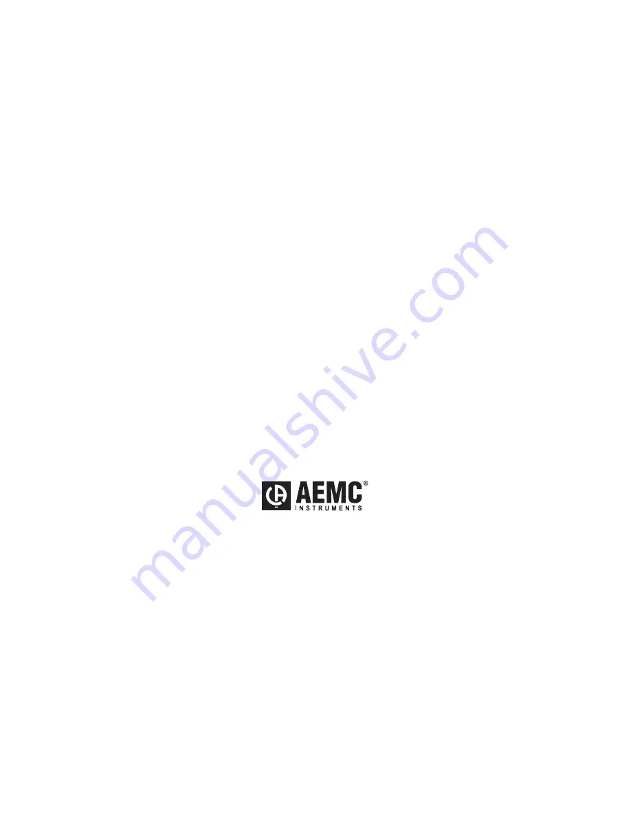 AEMC instruments 2117.59 User Manual Download Page 31