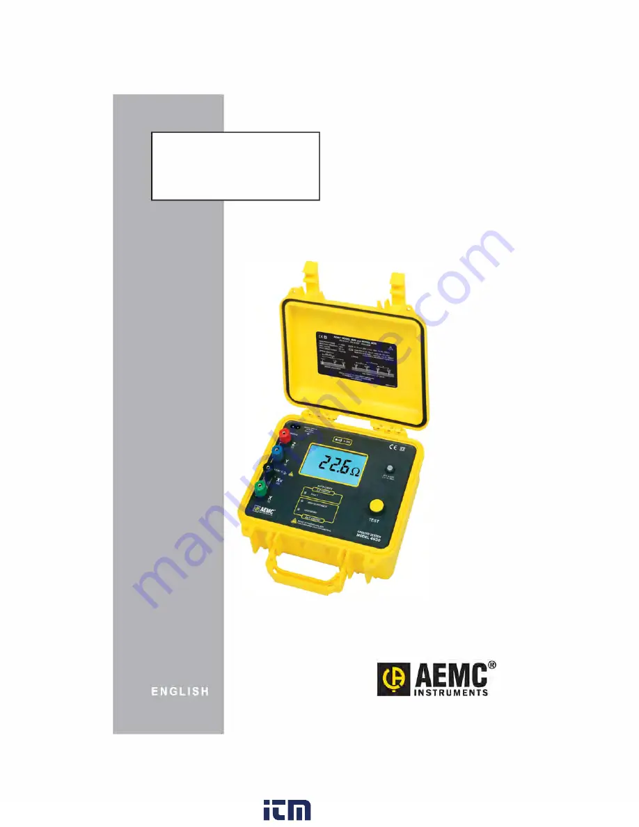 AEMC instruments 4630 User Manual Download Page 1